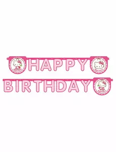1 girlanda Happy Birthday Hello Kitty 2 m