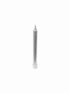 10 metalických stříbrných narozeninových svíček 7 cm