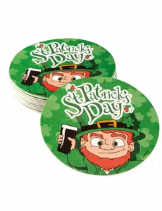 10 podtácků Saint Patrick's Day 10 cm