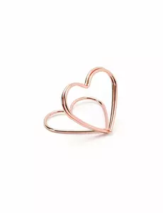 10 jmenovek růžovo-zlatá srdce 2,5 cm