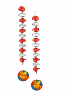 2 závěsné dekorace rytíři 60 cm