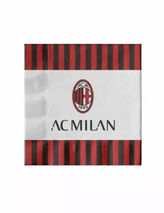 20 papírových ubrousků AC Milan 33 × 33 cm