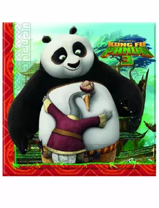 20 ubrousků Kung Fu Panda 3 33 x 33 cm