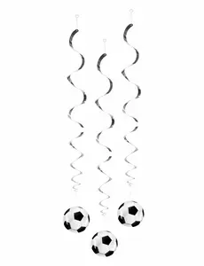 3 závěsné dekorace Foot Party 85 cm