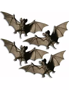 4 halloweenské netopýry 11 cm