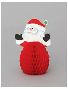 Mini středové dekorace Santa Claus 15 cm