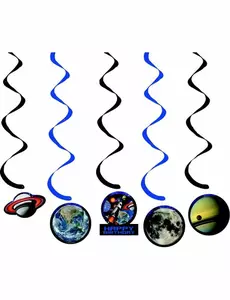 Závěsné dekorace Space Birthday 91cm