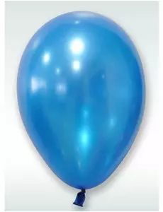 50 metalických modrých balónků 30 cm