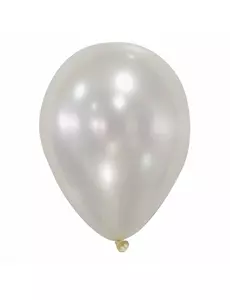 50 metalických slonovinových balónků 30 cm