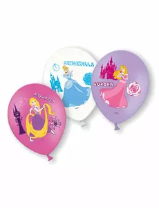 6 latexových balónků Disney Princess 28 cm