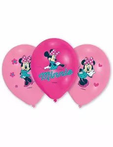 6 latexových balónků Minnie