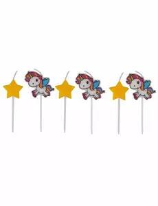 6 svíček Unicorn