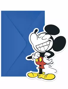 Pozvánky a obálky Retro Mickey