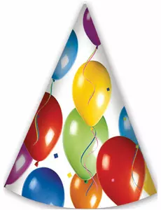 6 party klobouků Flying Balloon