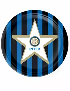 8 kartonových talířů Inter 23 cm