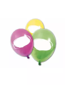 8 personalizovaných latexových balónků 30 cm