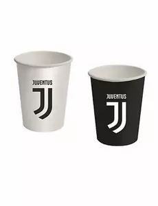 8 kartonových kelímků Juventus 250 ml