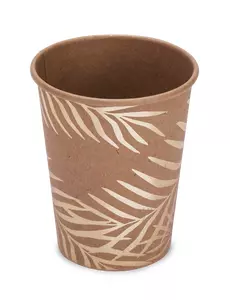 8 kraftových kelímků Golden Palm 200 ml