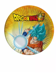 8 malých talířů Dragon Ball Super 18 cm