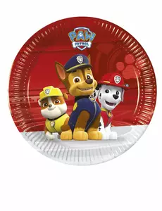 Malé papírové talíře Paw Patrol Ready for Action 20 cm