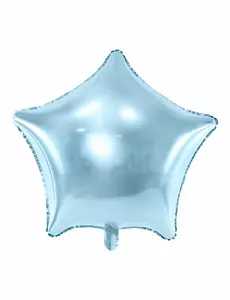 Fóliový balónek tyrkysová hvězda 45 cm