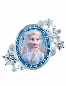 Oboustranný fóliový balónek Elsa a Anna Frozen 2 76 x 66 cm