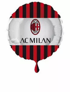 Kulatý hliníkový balónek AC Milan 43 cm