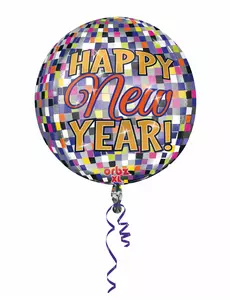 Fóliový balónek New Year 38 cm