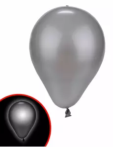Illooms® stříbrný LED balónek