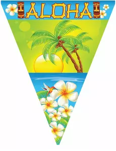 Girlanda praporky Aloha 5 m