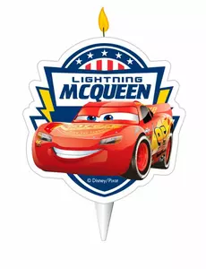 Narozeninová svíčka Cars 2D 7,5 cm