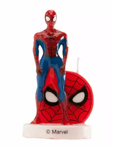 3D narozeninová svíčka Spiderman 6 cm