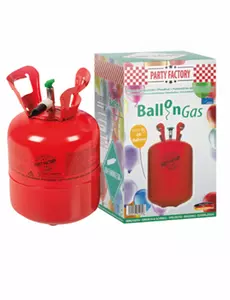 Heliová láhev až na 20 balónků