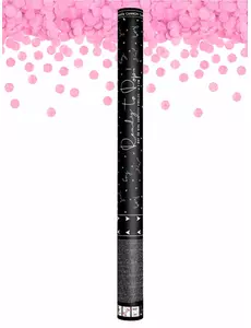 Konfetové dělo pro dívku – růžové 60 cm