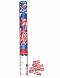 Konfetové dělo s USA vlajkou 60 cm