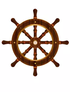 Dekorace kormidla 50 cm