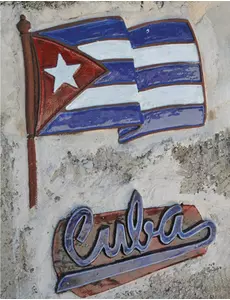 Nástěnná dekorace Kuba 30 x 41.5 cm