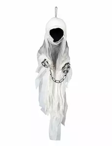 Dekorace řetězem spoutaný kostlivec Smrťák 100cm Halloween