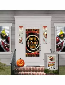 33 dekorací Halloweenský dům klaunů