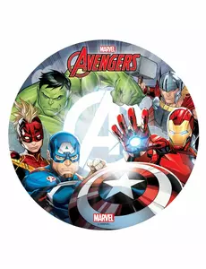 Jedlý oplatkový disk Avengers 20 cm