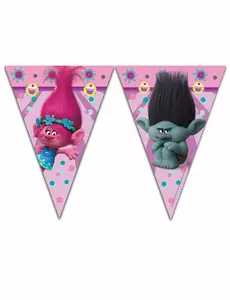 Girlanda praporků Trolls 9 2.3 meters
