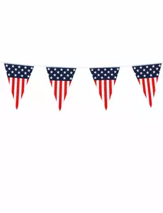Vlaječková girlanda USA 6 m