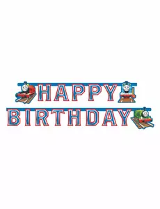 Kartonová girlanda Happy Birthday Thomas and Friends 180 × 15 cm
