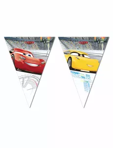 Vlaječková girlanda Cars 3