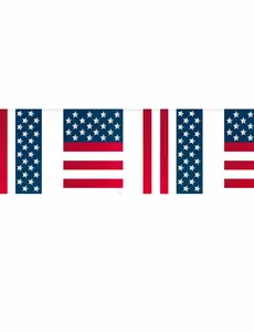 10m girlanda s praporky USA