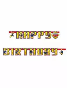 Girlanda Fireman Sam Happy Birthday 180 cm