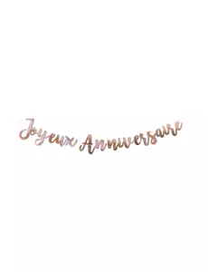 Girlanda Happy Birthday rose gold 1,80 m