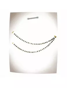 Girlanda Mini Gold Glitter Star 2.5m