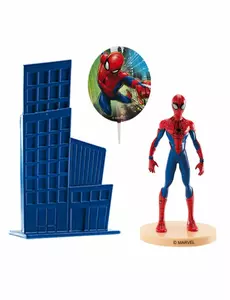 Spiderman plastový topper na dort 8,5 cm