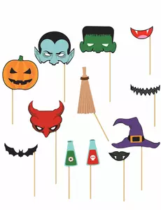 Halloween fotokoutek sada 12 ks